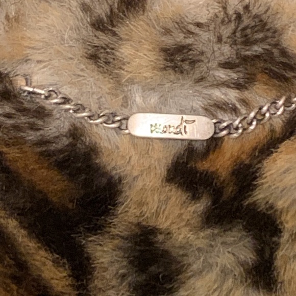 Mondi vintage faux leopard fur bolero jacket Ladies 38. NWOT - Picture 5 of 6